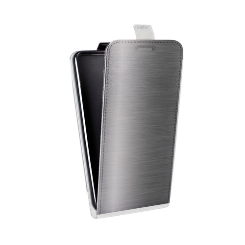 Дизайнерский вертикальный чехол-книжка для LG G7 Fit Металл