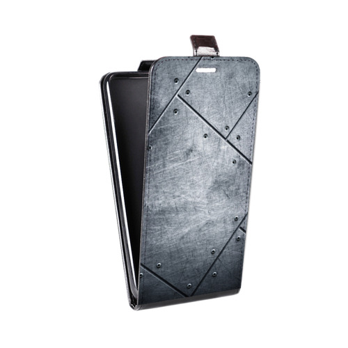 Дизайнерский вертикальный чехол-книжка для Sony Xperia XZ Металл