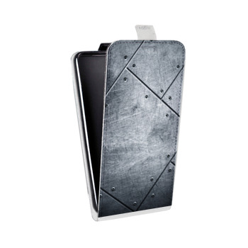 Дизайнерский вертикальный чехол-книжка для Samsung Galaxy J5 Металл (на заказ)