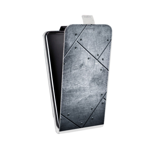 Дизайнерский вертикальный чехол-книжка для HTC Desire 516 Металл