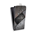 Дизайнерский вертикальный чехол-книжка для HTC U Ultra Металл