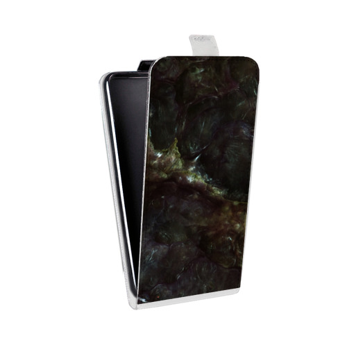 Дизайнерский вертикальный чехол-книжка для Iphone 11 Pro Мрамор текстура
