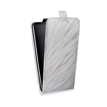 Дизайнерский вертикальный чехол-книжка для Samsung Galaxy S6 Edge Перья (на заказ)
