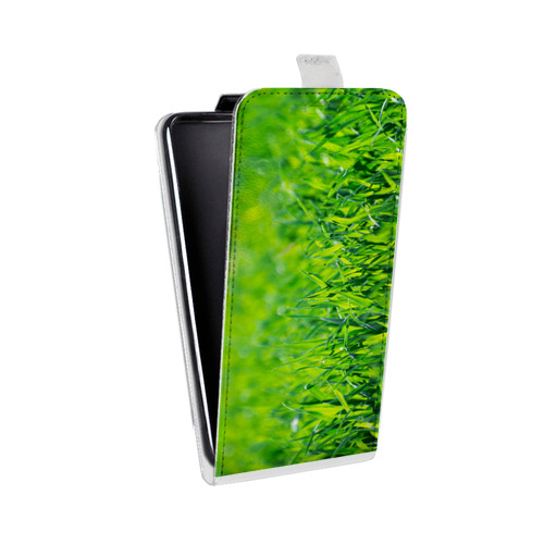 Дизайнерский вертикальный чехол-книжка для LG V10 Трава