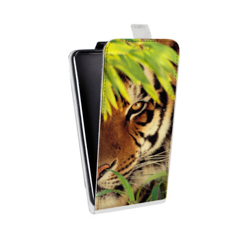 Дизайнерский вертикальный чехол-книжка для Huawei Honor 9 Lite Тигры (на заказ)