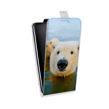 Дизайнерский вертикальный чехол-книжка для Samsung Galaxy A3 Медведи (на заказ)