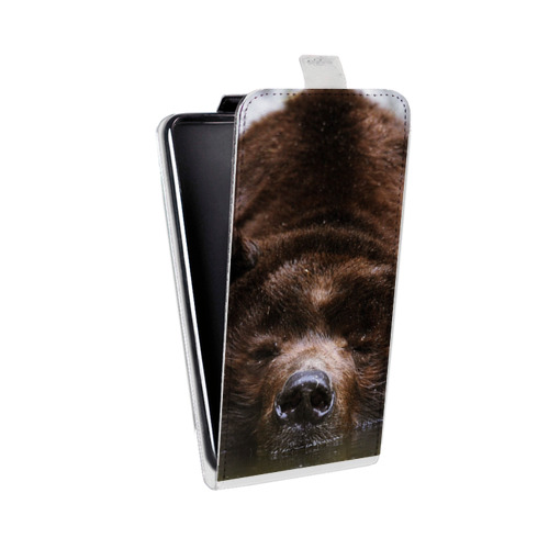 Дизайнерский вертикальный чехол-книжка для Alcatel OneTouch Pop Star Медведи