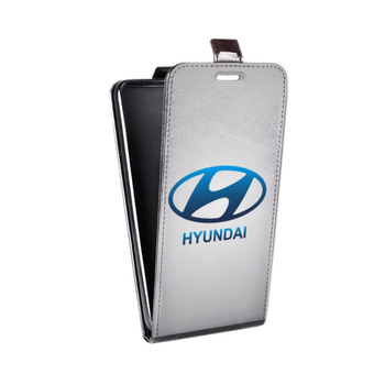 Дизайнерский вертикальный чехол-книжка для Huawei P9 Hyundai (на заказ)