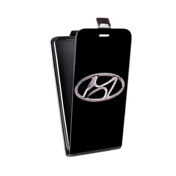 Дизайнерский вертикальный чехол-книжка для Iphone 7 Hyundai (на заказ)