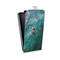 Дизайнерский вертикальный чехол-книжка для Samsung Galaxy Grand Hawaii