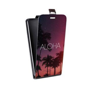 Дизайнерский вертикальный чехол-книжка для Alcatel One Touch Pop D5 Hawaii (на заказ)