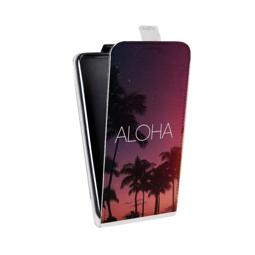 Дизайнерский вертикальный чехол-книжка для LG G7 Fit Hawaii
