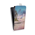 Дизайнерский вертикальный чехол-книжка для Alcatel Shine Lite Hawaii