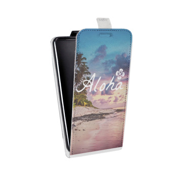 Дизайнерский вертикальный чехол-книжка для Iphone 5s Hawaii (на заказ)