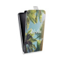 Дизайнерский вертикальный чехол-книжка для Alcatel One Touch Pop C9 Hawaii