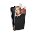 Дизайнерский вертикальный чехол-книжка для ASUS ZenFone 4 Selfie Джастин Бибер