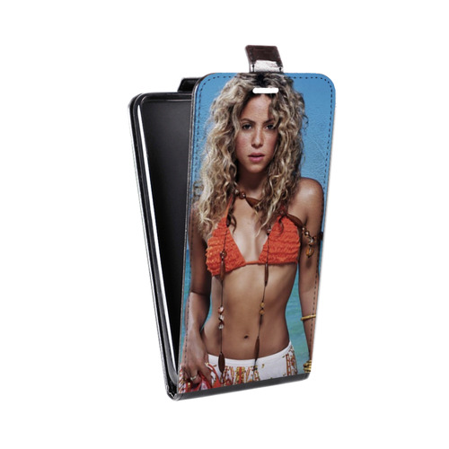 Дизайнерский вертикальный чехол-книжка для HTC Desire 530 Shakira