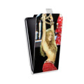 Дизайнерский вертикальный чехол-книжка для LG G7 Fit Shakira