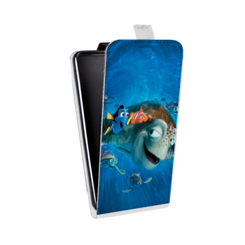 Дизайнерский вертикальный чехол-книжка для Samsung Galaxy S6 Edge В поисках немо (на заказ)