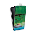 Дизайнерский вертикальный чехол-книжка для HTC Desire 601 Книга Джунглей
