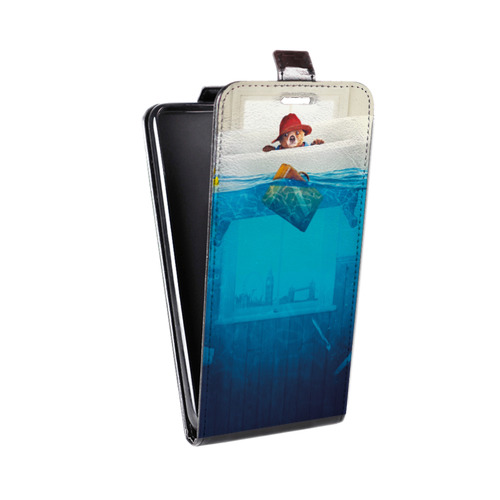Дизайнерский вертикальный чехол-книжка для LG Optimus G2 mini Паддингтон