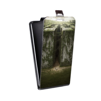 Дизайнерский вертикальный чехол-книжка для Xiaomi RedMi Note 4 Бегущий в лабиринте (на заказ)
