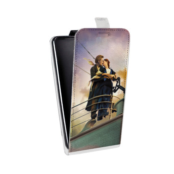 Дизайнерский вертикальный чехол-книжка для Samsung Galaxy S6 Edge Титаник (на заказ)