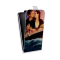 Дизайнерский вертикальный чехол-книжка для HTC Desire 601 Титаник