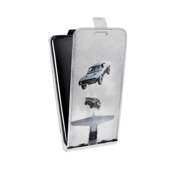 Дизайнерский вертикальный чехол-книжка для Sony Xperia Z3+ форсаж (на заказ)