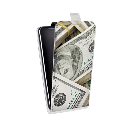 Дизайнерский вертикальный чехол-книжка для Xiaomi Redmi 10 Текстуры денег