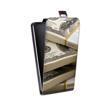 Дизайнерский вертикальный чехол-книжка для Huawei Honor 8s Текстуры денег (на заказ)