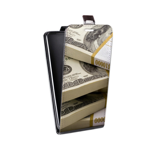 Дизайнерский вертикальный чехол-книжка для HTC Desire Eye Текстуры денег