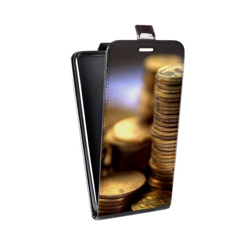 Дизайнерский вертикальный чехол-книжка для Alcatel A7 Текстуры денег