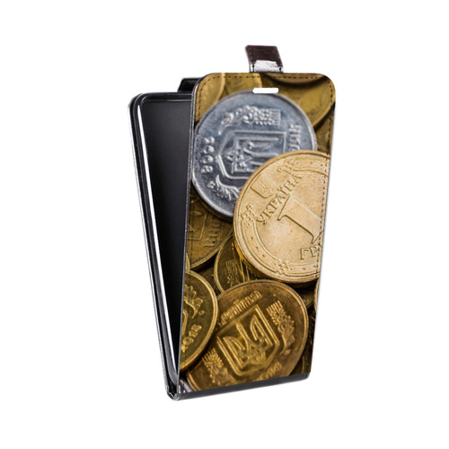 Дизайнерский вертикальный чехол-книжка для Alcatel Idol 5S Текстуры денег