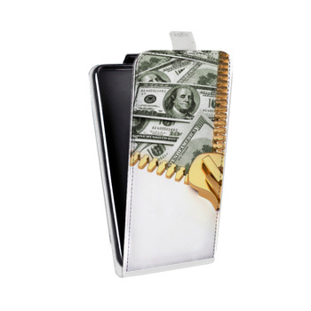 Дизайнерский вертикальный чехол-книжка для ASUS ZenFone 5 ZE620KL Текстуры денег (на заказ)