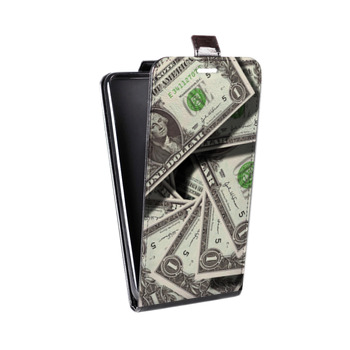 Дизайнерский вертикальный чехол-книжка для BlackBerry Motion Текстуры денег (на заказ)