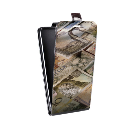 Дизайнерский вертикальный чехол-книжка для Realme X2 Pro Текстуры денег