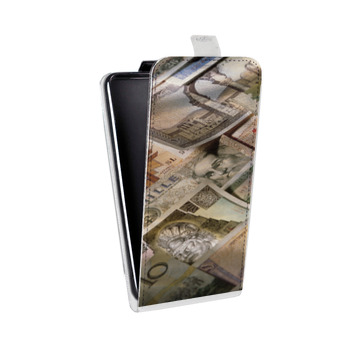 Дизайнерский вертикальный чехол-книжка для ASUS Zenfone 2 Laser Текстуры денег (на заказ)