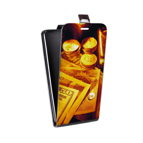 Дизайнерский вертикальный чехол-книжка для ASUS ZenFone 3 Max ZC553KL Текстуры денег