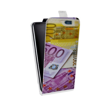 Дизайнерский вертикальный чехол-книжка для HTC One Mini Текстуры денег (на заказ)