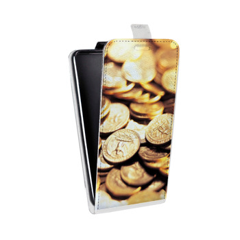 Дизайнерский вертикальный чехол-книжка для Nokia 6 (2018) Текстуры денег (на заказ)