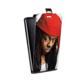 Дизайнерский вертикальный чехол-книжка для HTC One M9+ Lil Wayne