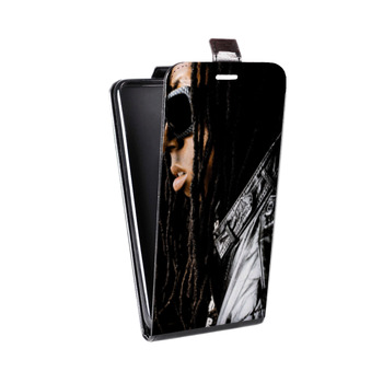 Дизайнерский вертикальный чехол-книжка для Iphone 7 Lil Wayne (на заказ)