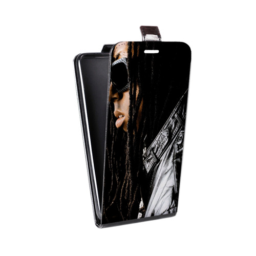 Дизайнерский вертикальный чехол-книжка для Alcatel One Touch Pop D3 Lil Wayne