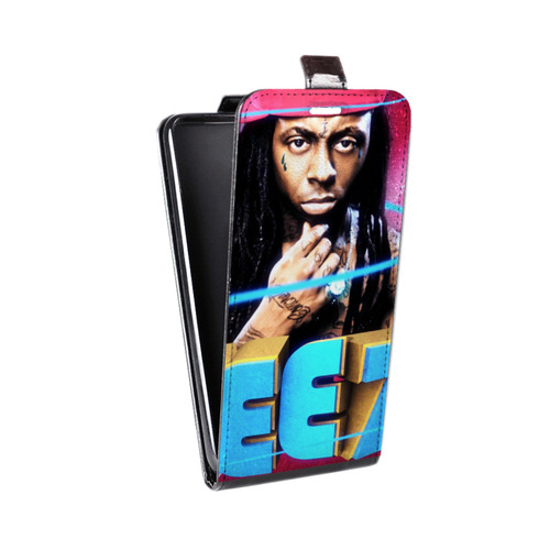Дизайнерский вертикальный чехол-книжка для Huawei Honor 6 Plus Lil Wayne
