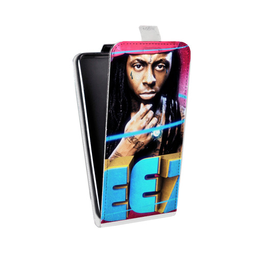 Дизайнерский вертикальный чехол-книжка для Huawei P Smart (2019) Lil Wayne