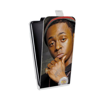 Дизайнерский вертикальный чехол-книжка для Samsung Galaxy Note 2 Lil Wayne (на заказ)