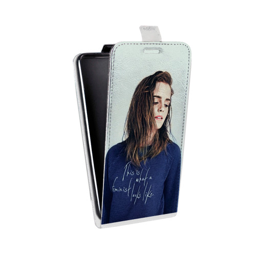 Дизайнерский вертикальный чехол-книжка для HTC One A9S Эмма Уотсон