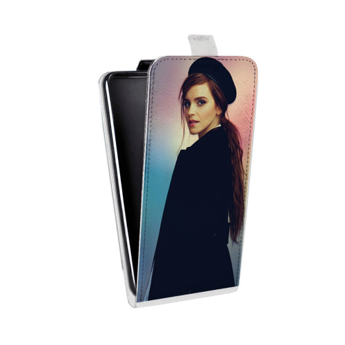 Дизайнерский вертикальный чехол-книжка для HTC One X10 Эмма Уотсон
