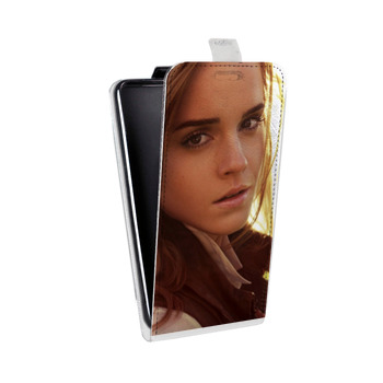 Дизайнерский вертикальный чехол-книжка для Samsung Galaxy S6 Edge Эмма Уотсон (на заказ)